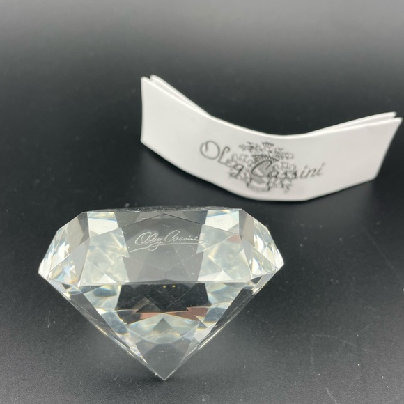 Crystal Paper Weight by Oleg Cassini - Picture 4 of 5